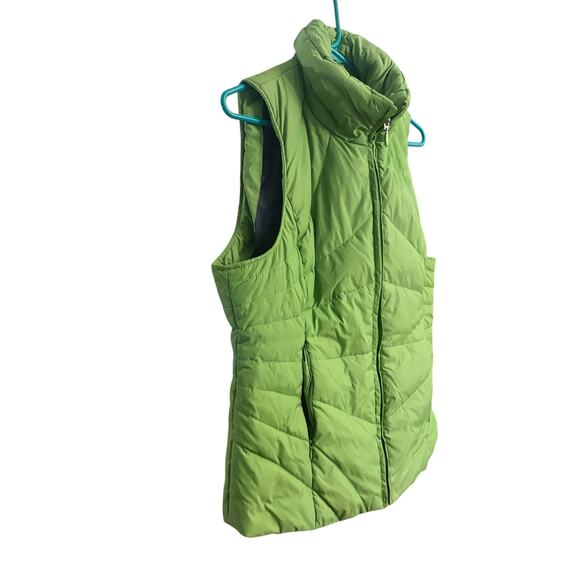 Kenneth Cole Reaction Green Sleeveless Warm Fall Puffer Vest sz L w/ Pockets - Picture 2 of 10